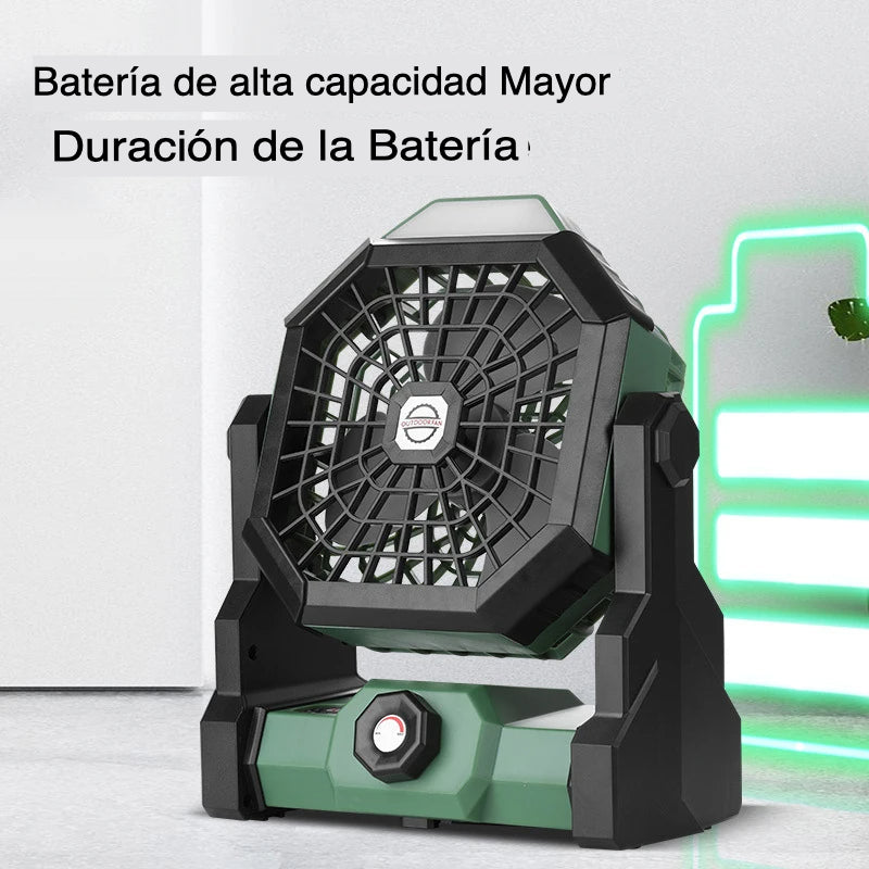VENTILADOR CON LINTERNA ROTATORIO