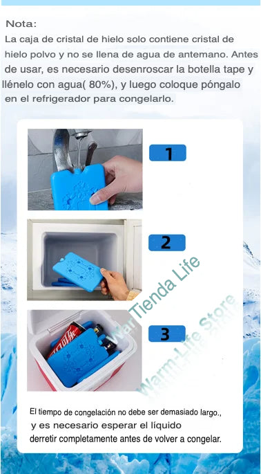 BLOQUES DE HIELO REUTILIZABLES