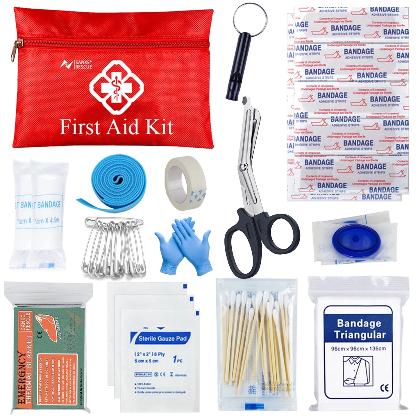 KIT SUPERVIVENCIA Y PRIMEROS AUXILIOS