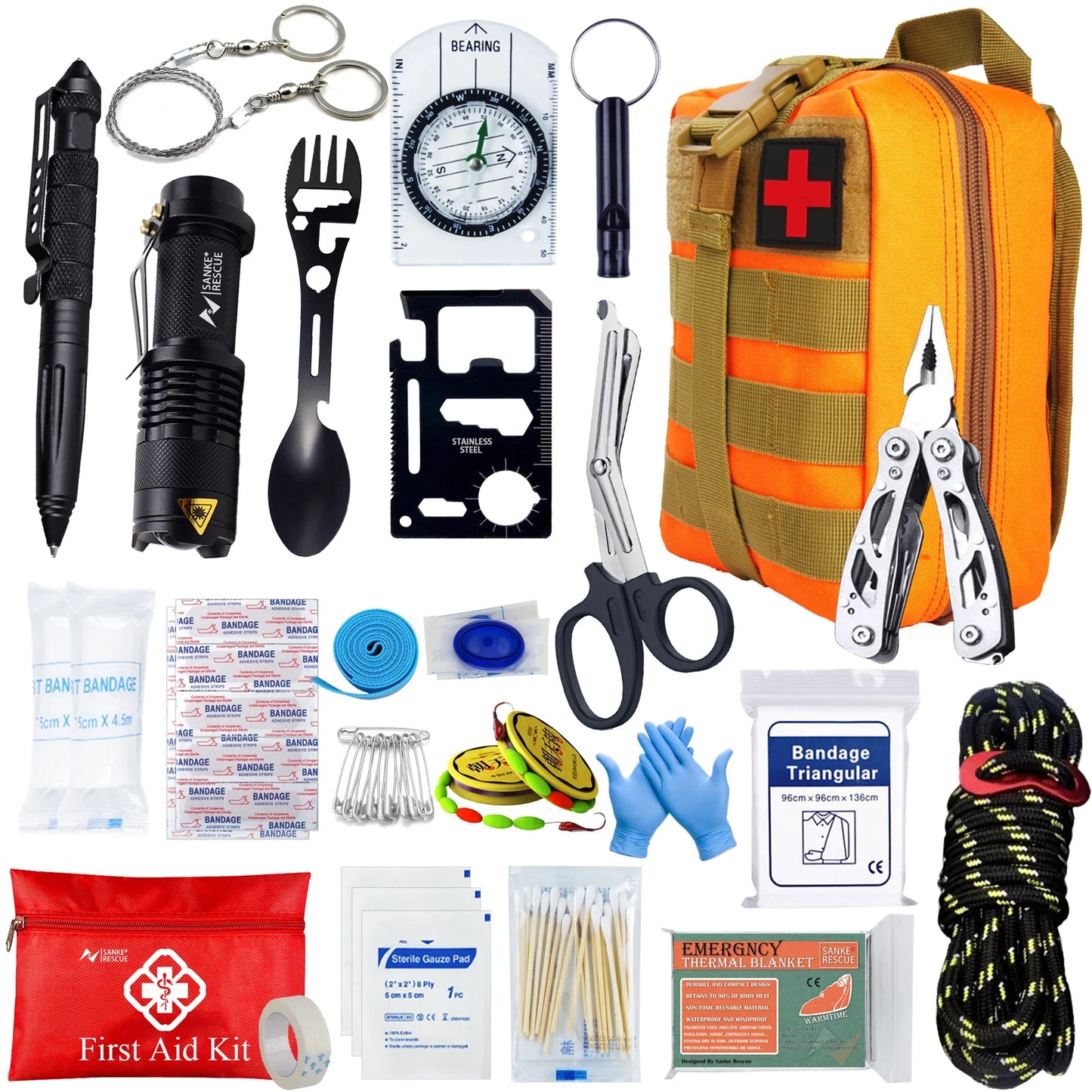 KIT SUPERVIVENCIA Y PRIMEROS AUXILIOS