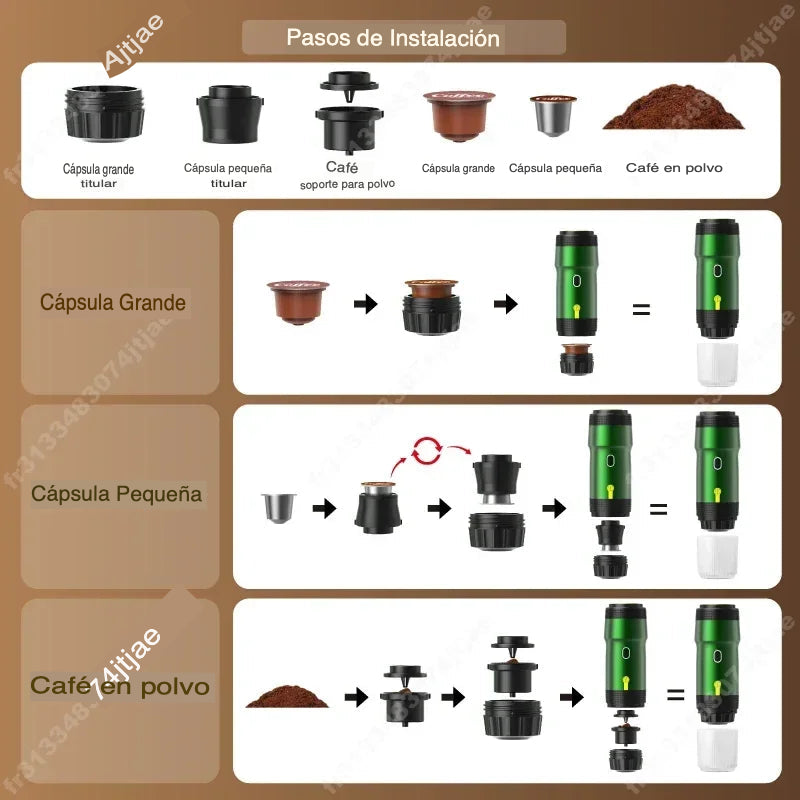 CAFETERA ELÉCTRICA PÓRTATIL